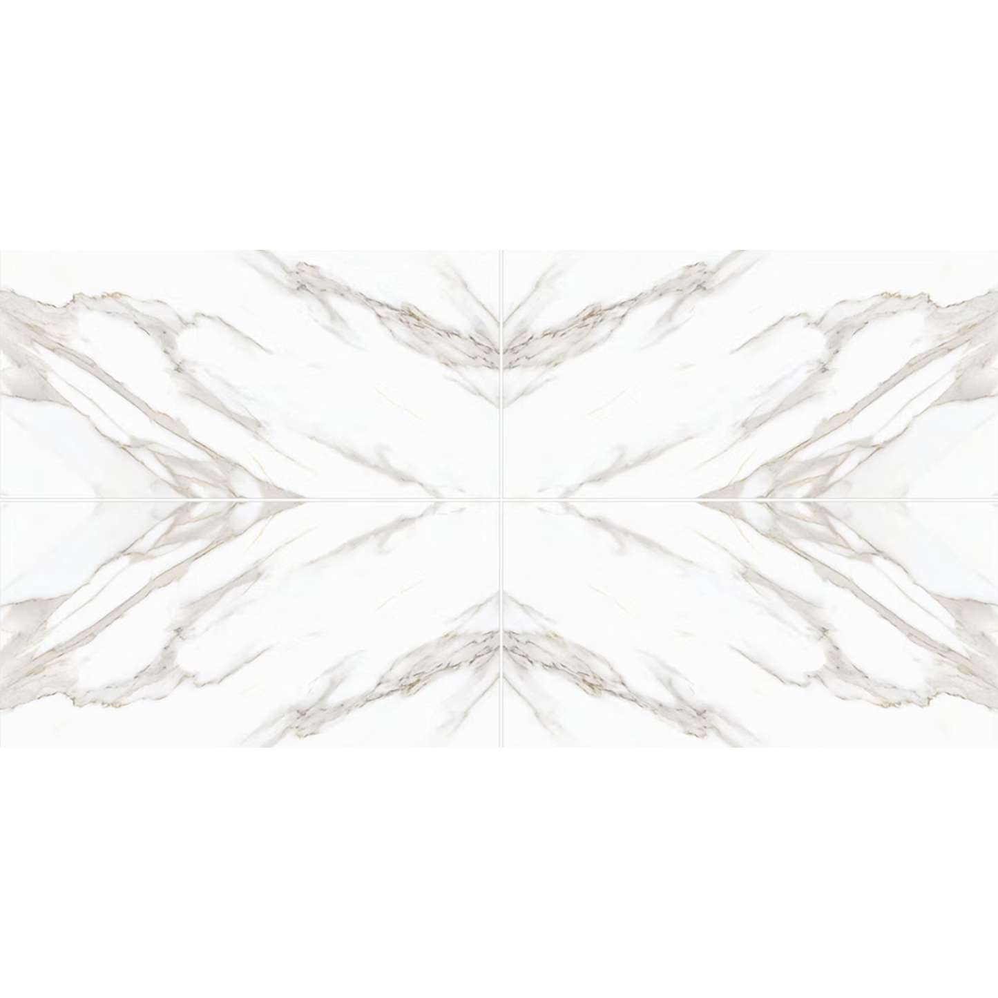 2008 Bookmatch Glossy Porcelain Tiles - 1200 x 600 x12mm
