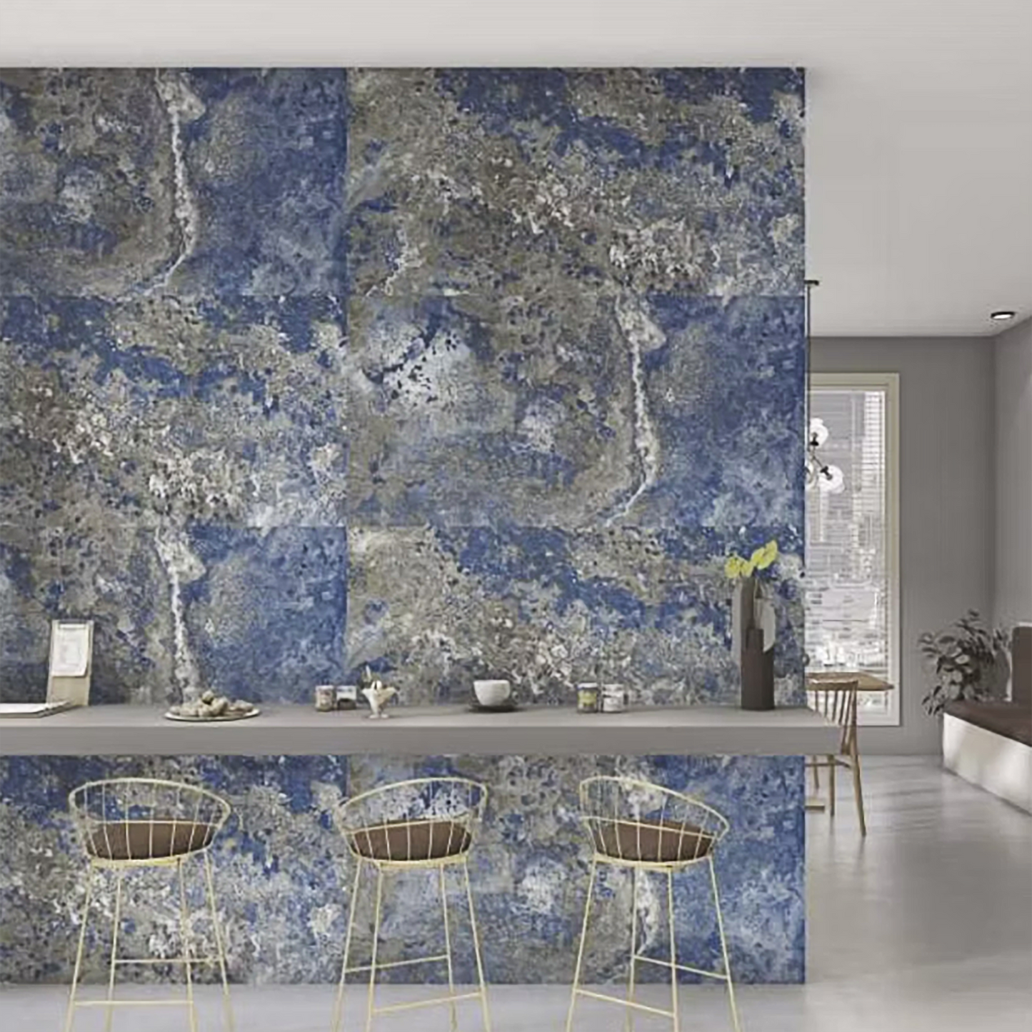Brazilian Blue Matt Porcelain Tiles - 1600 x 800 x 9mm