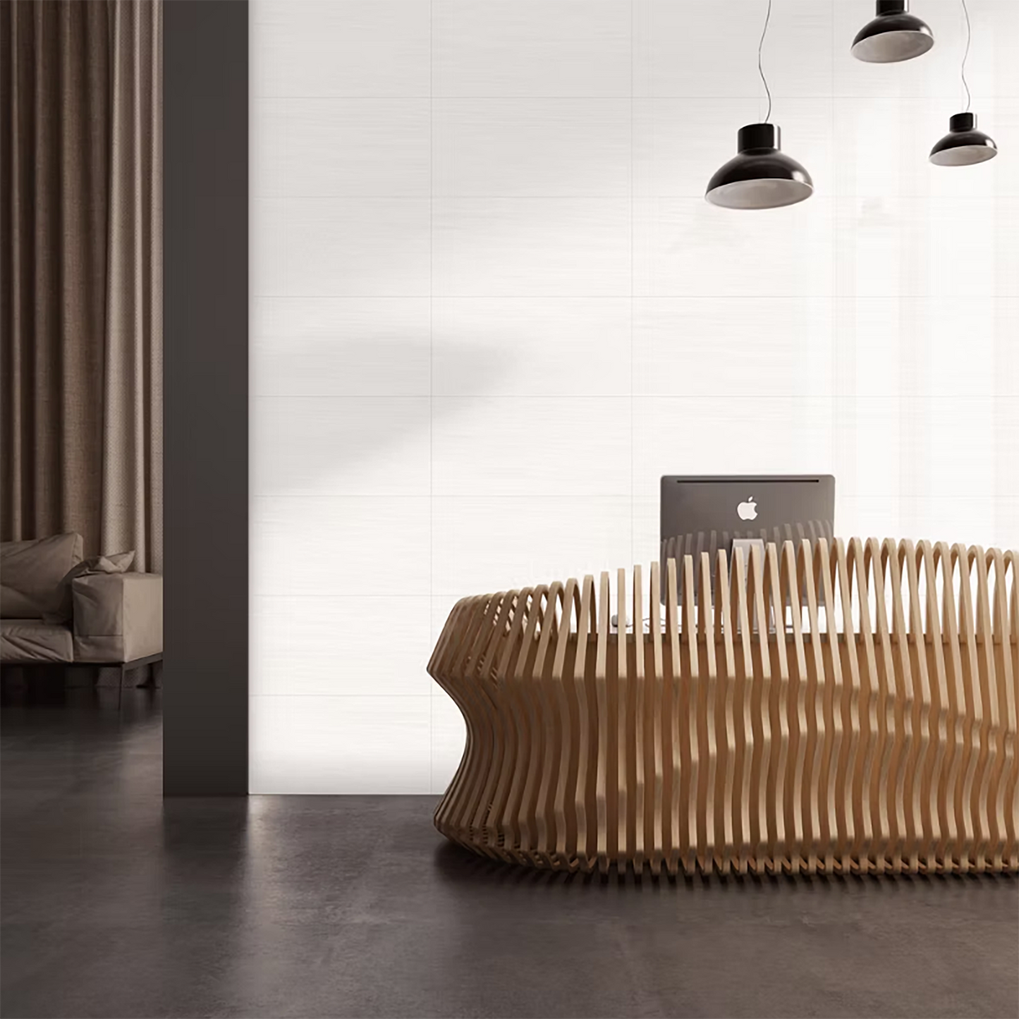 Monja Bianco Matt Porcelain Tiles- 600 x 300 x 9mm