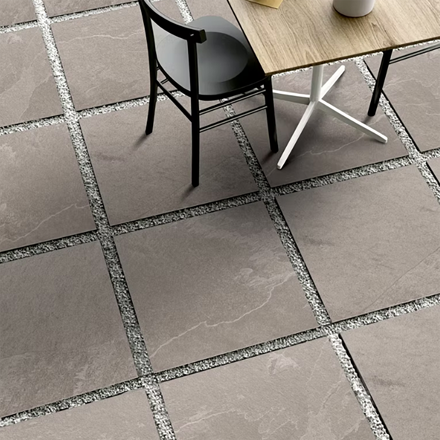 Mustang Grey Matt Porcelain Tiles - 600 x 600 x 20mm