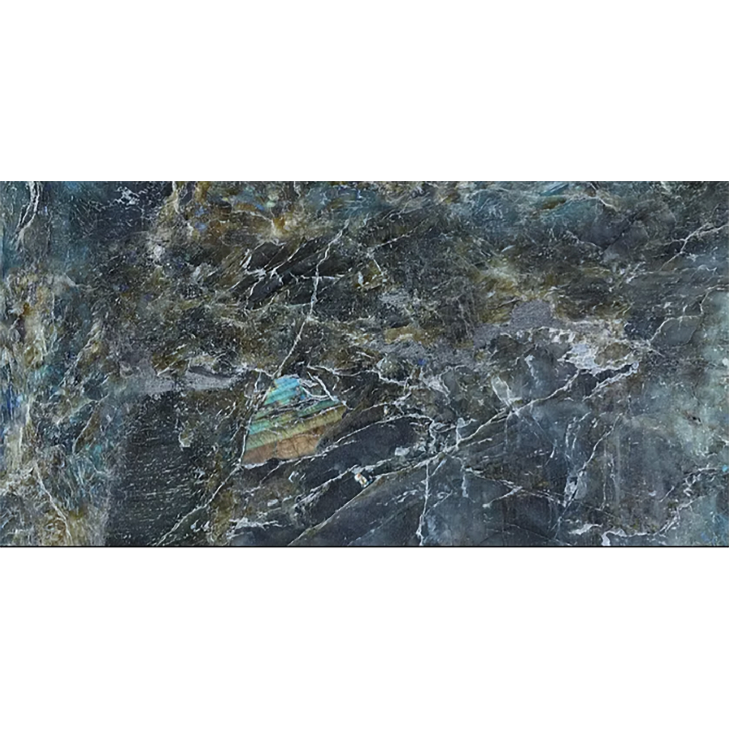 Peacock Blue Gloss Porcelain Tiles - 1200 x 600 x 9mm