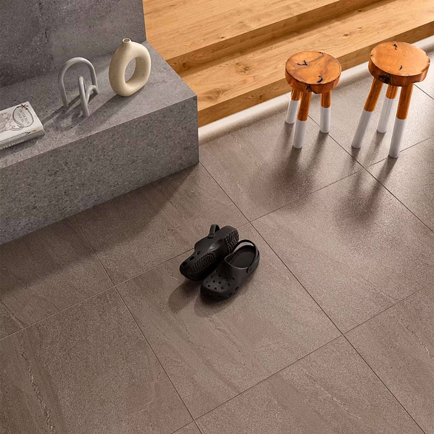 Persian Verde Carving Porcelain Tiles - 600 x 600 x 9mm
