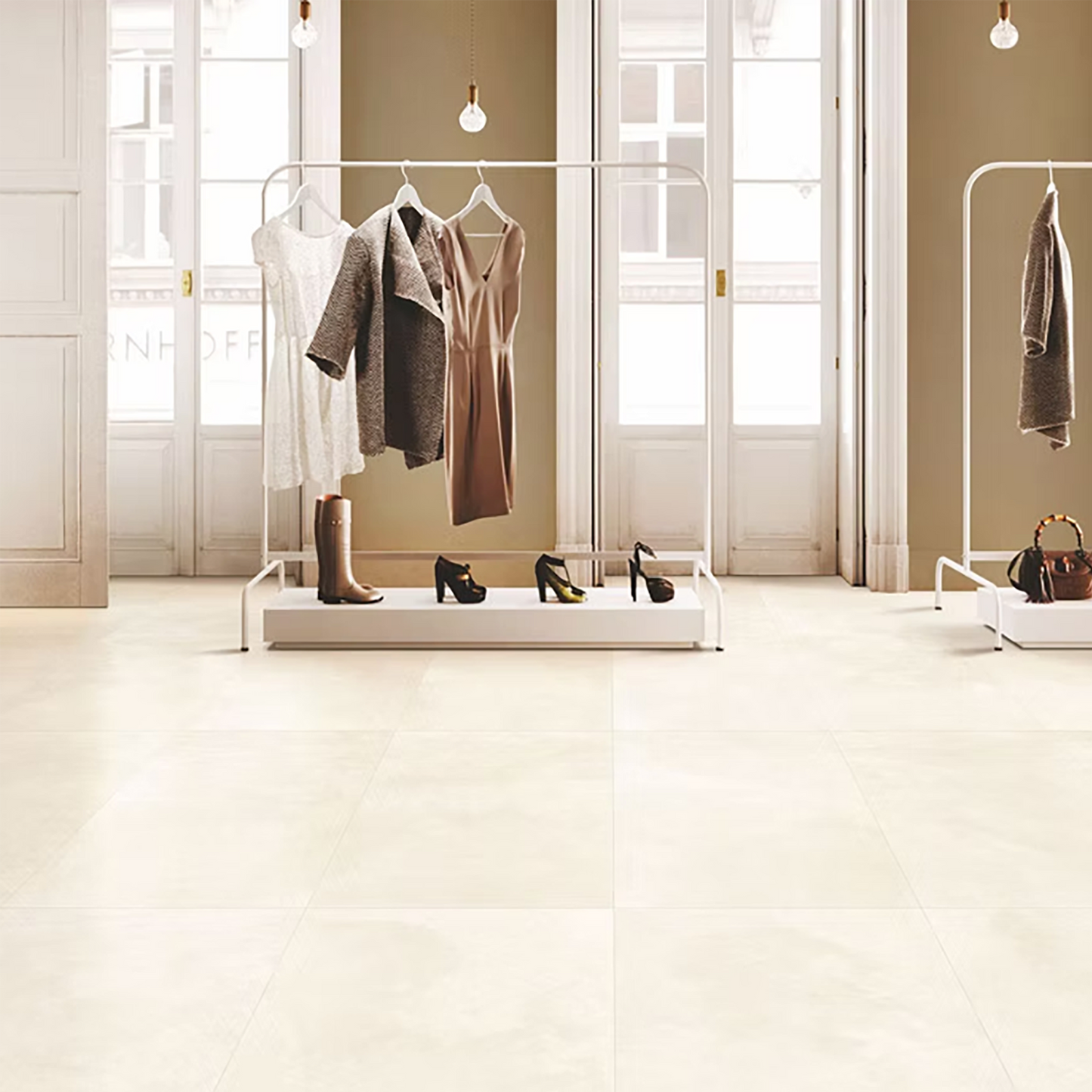 Pozzolana Cream Matt Porcelain Tiles - 1200 x 1200 x 9mm