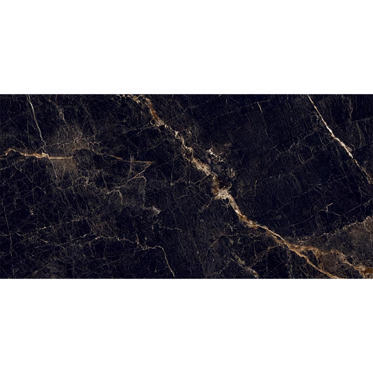 Rosso Black Gloss Porcelain Tiles - 1600 x 800 x 9mm