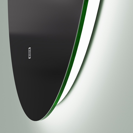 BADESI 700 x 900 mm Rectangular LED Illuminated Bathroom Mirror with Touch Sensor