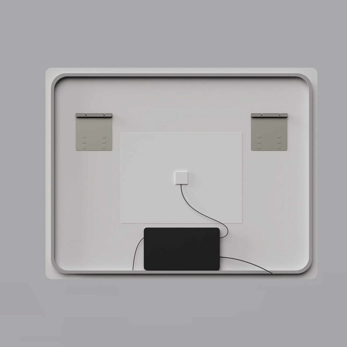 BADESI 900 x 700 mm Rectangular LED Illuminated Bathroom Mirror with Touch Sensor