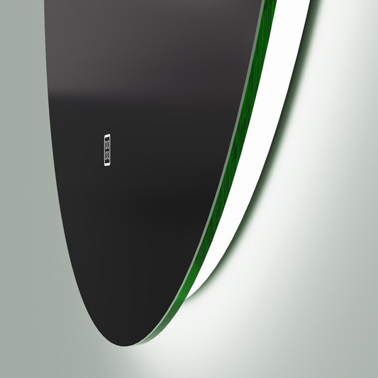 BADESI 500 x 900 mm Rectangular LED Illuminated Bathroom Mirror with Touch Sensor