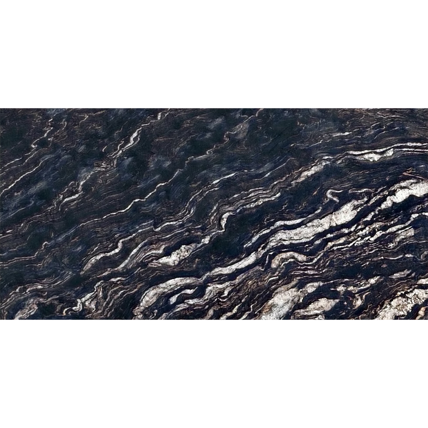 Titanium Black Lux Polished Porcelain Tiles - 1200 x 600 x 9mm