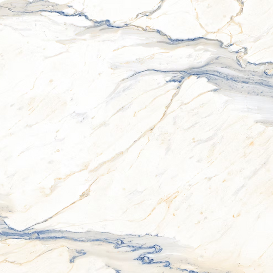 Viona Blue Polished Porcelain Tiles - 600 x 600 x 9mm