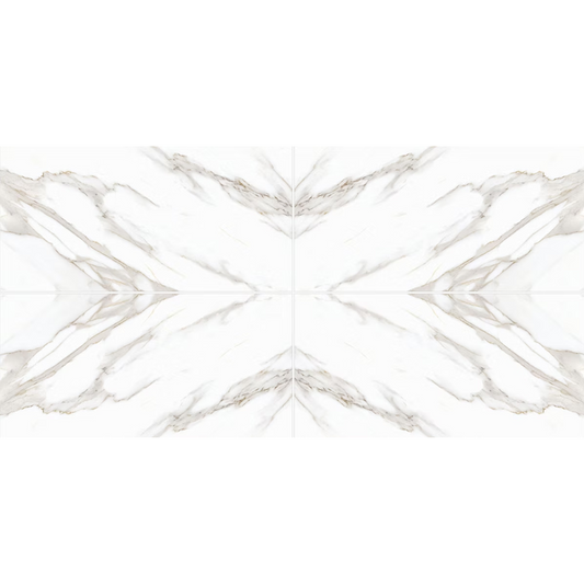 2008 Bookmatch Glossy Porcelain Tiles - 1200 x 600 x12mm