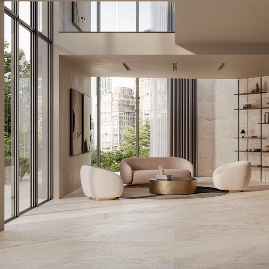 Aeterna Grey Matt Porcelain Tiles - 600 x 600 x 8.5mm