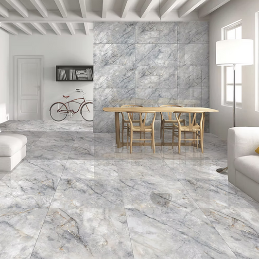 Athens Blue Matt Porcelain Tiles - 1600 x 800 x 9mm