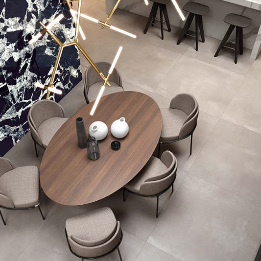 Base Ash matt Porcelain Tiles - 1200 x 1200 x 8.5mm
