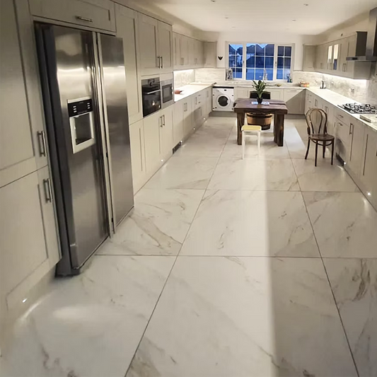 Calcutta Borghini Polished Porcelain Tiles - 1200 x 1200 x 9mm