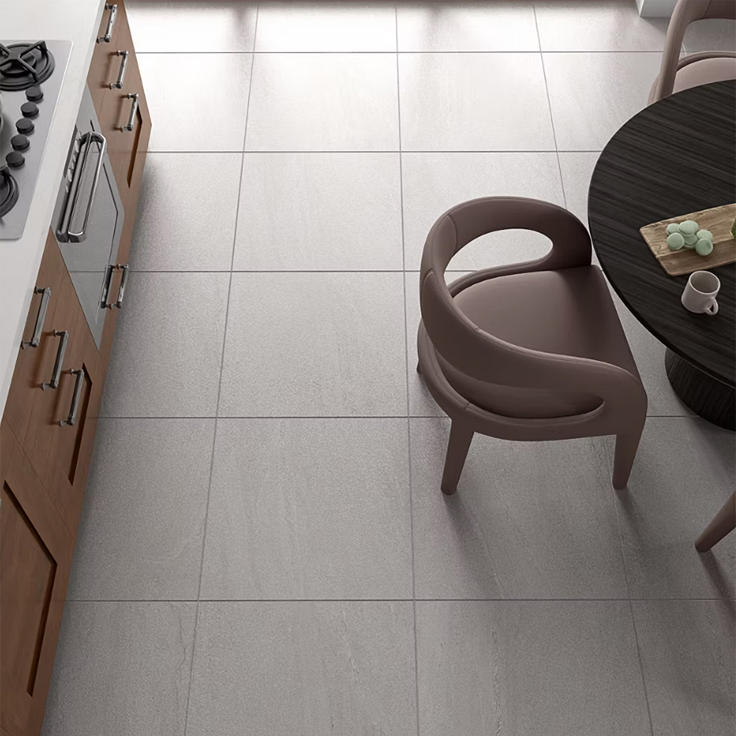 Persian White Carving Porcelain Tiles - 600 x 600 x 9mm