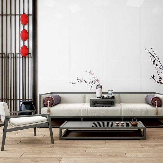 Super White Polished Porcelain Tiles - 600 x 600 x 9mm