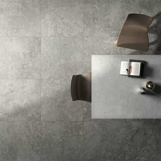 Timeless Grey Matt Porcelain Tiles - 802 x 802 x 9mm