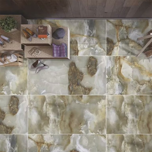 Turkish Mint Onyx Porcelain Tiles - 1600 x 800 x 9mm