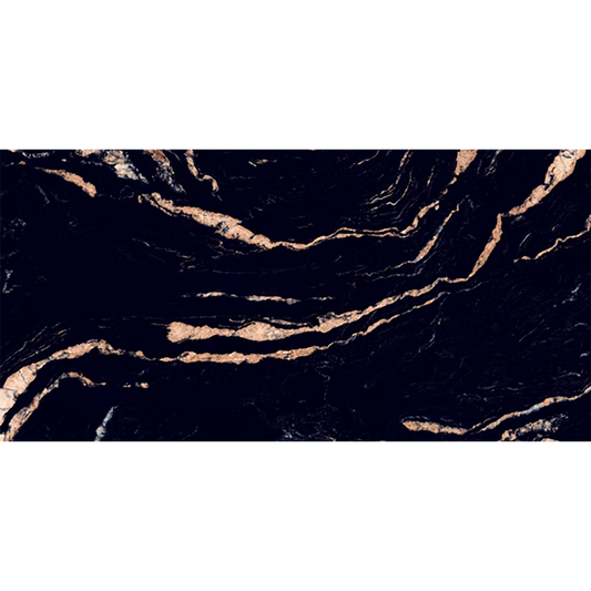 Vercil Black Gloss Porcelain TIles - 600 x 600 x 9mm